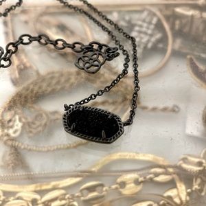 Black Kendra Scott Necklace